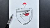Easy to draw | how to draw itachi’s eye step-by-step for beginners