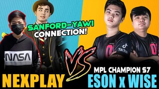 SANFORD YAWI CONNECTION vs. MPL-S7 CHAMPION (WISE & ESON) in RANK! ~ MOBILE LEGENDS