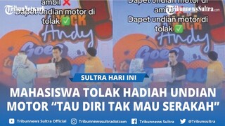VIRAL Momen Mahasiswa Tolak Motor dari Kick Andy Goes to Campus, Alasannya Malah Buat Ngakak