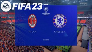 FIFA 23 - AC Milan vs Chelsea @ San Siro | UEFA Champions League #fifa23 #championsleague #blackweps