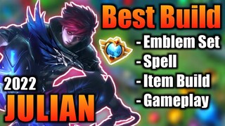 JULIAN BEST BUILD 2022 | TOP 1 GLOBAL JULIAN BUILD | JULIAN - MOBILE LEGENDS | MLBB