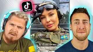 Veterans React to Funny Military TikTok Fails with Narrator Part 2!!