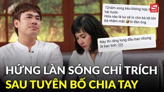 Kiều Minh Tuấn hứng làn sóng chỉ trích dữ dội từ cư dân mạng sau khi công bố tin chia tay
