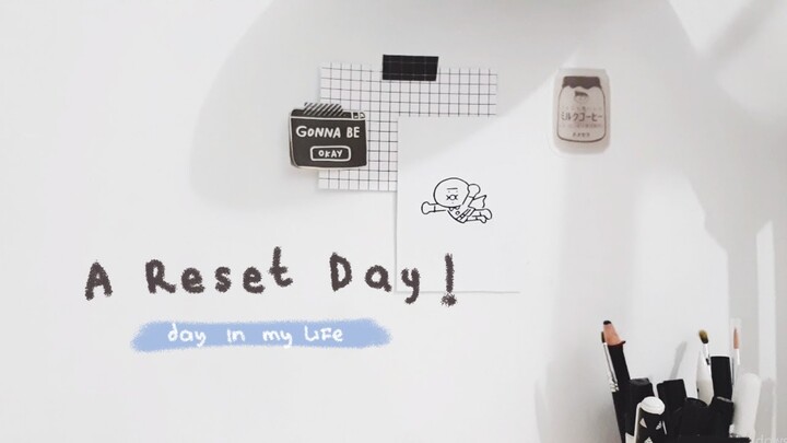 a day in my life - clean up room, mini haul, and drawing