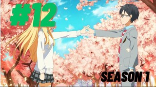 Shigatsu Wa Kimi No Uso Season 1 Ep 12 English Dubbed