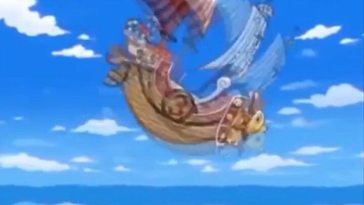 kapal luffy terbang