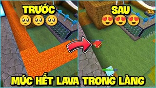 SINH TỒN THẾ GIỚI MỚI TẬP 88: MEOWPEO MÚC HẾT LAVA XUNG QUANH HÀNG RÀO LÀNG TRONG MINI WORLD