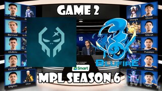 EXECRATION VS BLUFIRE GAME 2 | MPL SEASON6 | WEEK6 DAY1 MOBILE LEGENDS