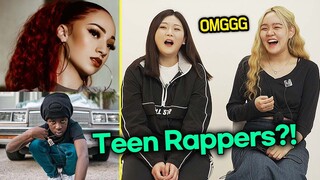 Korean Teen Rappers React To American Teen Rappers!! (RAP TIKTOK)