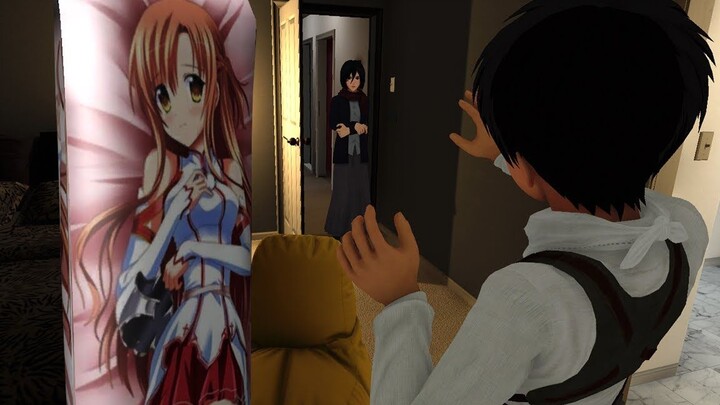 Mikasa finally caught Eren with another woman.