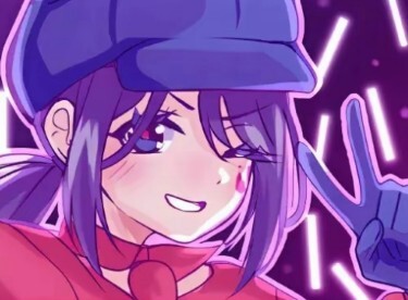 อารมณ์สีม่วงของ Hat Mita (灬ꈍ εꈍ灬)