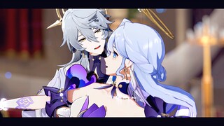 [Dampak Honkai: MMD Kereta Star Dome]♚Cantarella/Cantarella♛[Robin/Minggu]