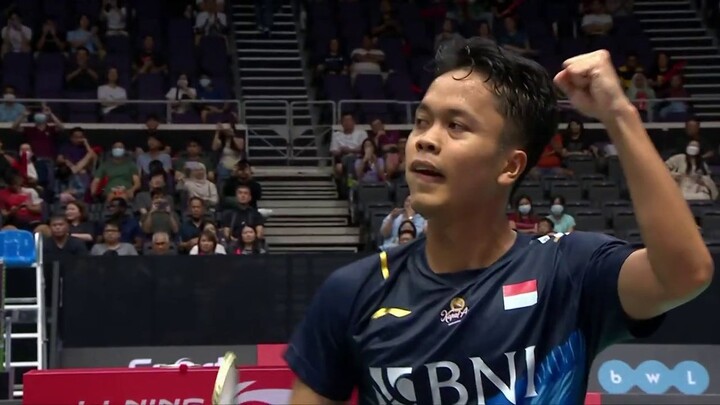 Singapore Open 2023 QF-MS: Ginting (INA) vs Li Shi Feng (CHN)