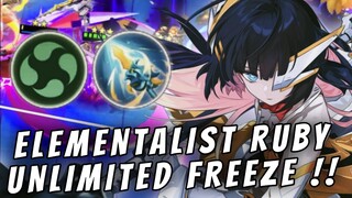 SUPER OP COMBO !! HYPER RUBY ELEMENTALIST !! MAGIC CHESS MOBILE LEGENDS