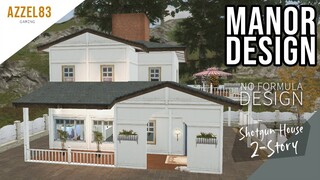 LifeAfter: Manor Design NO FORMULA Shotgun House | Tutorial + Blueprint