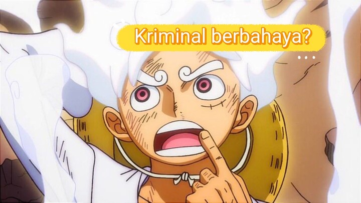 Luffy suka lupa kalau dirinya kriminal😅🤣😭