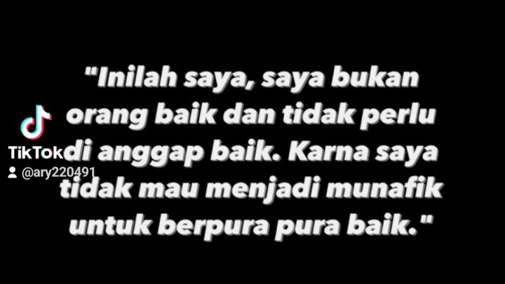 jujur aja ngak usah munafik