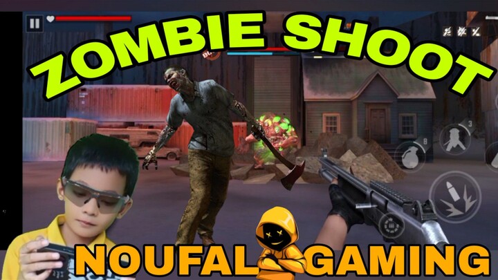 melawan boss zombie, melempar batu