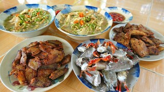 Cuốn Lưới Cá Nấu Canh Chua Măng Khô Cơm Mẻ • Mùa Nước Lên Đồng | MTQH