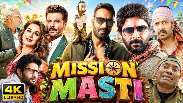 Mission Masti (2026) Blockbuster Movie Ajay Devgn, Madhuri Dixit, Anil Kapoor