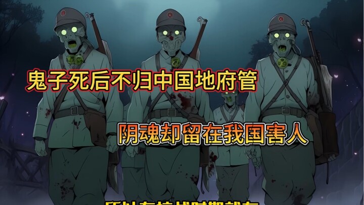鬼子死后不归中国地府管，阴魂却留在我国害人！！