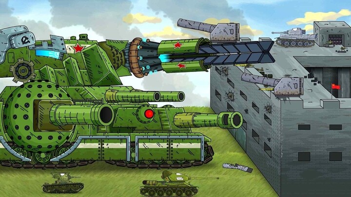 【Animasi Tank】Temui Benteng Jerman Lagi