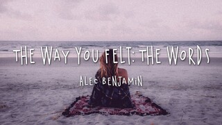 Alec Benjamin - The Way You Felt (Lyrics) [Vietsub]