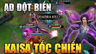 [ Tốc Chiến ] Kaisa Lấy Quadra Kill Lùa Cả Team Bạn Chạy Như Vịt - LoL Mobile Kaisa