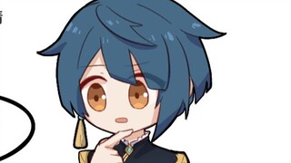 Xingqiu's daily life as a naughty kid! #39