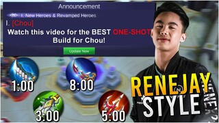 SECRET CHOU BUILD NI RENEJAY? | MLBB