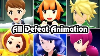 Pokémon Brilliant Diamond & Shining Pearl - All Trainer Defeat Animations (HQ)