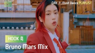 211118【HOOK - اترك الباب مفتوحًا + من فضلك + Finesse + Runaway Baby】2021KMW Performance