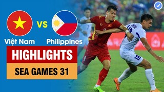 Highlights Việt Nam vs Philippines | U23 VN ép sân toàn diện dồn ép đối thủ nghẹt thở