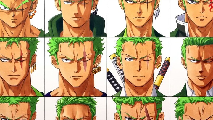 Gaya Melukis Zoro di Berbagai Anime, Mana Favoritmu?