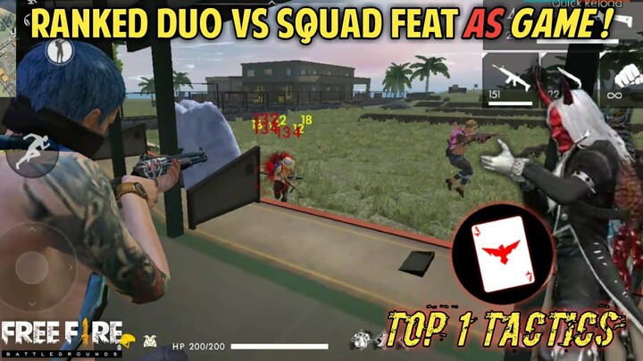 AS GAME SELOW TAPI MEMATIKAN ! DUO VS SQUAD RANKED ! BAR BAR BARENG DIA AUTO BOOYAH ! - FREE FIRE