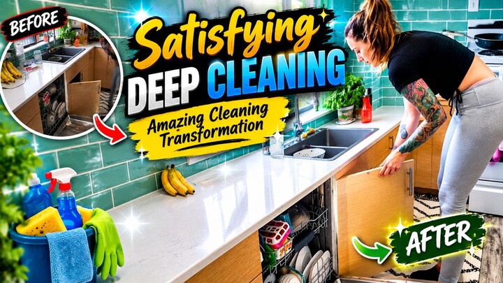 Satisfying Deep Cleaning | Amazing Cleaning Transformation