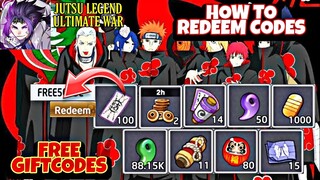 Jutsu Legend Ultimate War Free 7 Giftcodes - How to Redeem Codes // Jutsu Legend All Codes