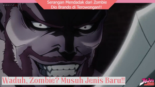 Jojo's Bizarre Adventure Part 1 - Eps 4 Serangan Mendadak dari Zombie Dio Brando di Terowongan!!