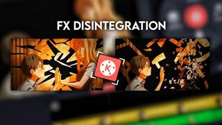 Tutor! Effect Disintegration character Amv Kinemaster