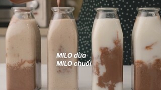 Milo dừa, Milo chuối đầy năng lượng