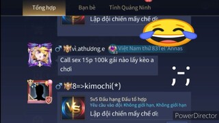 "1 Phút Cùng Tôi Trên Kênh Chat Liên Quân...."