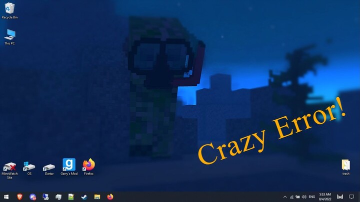 Windows 10 Crazy Error