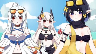 【明日方舟手书/泳装】夏日沙滩摇摇乐丨Beach Episode Meme