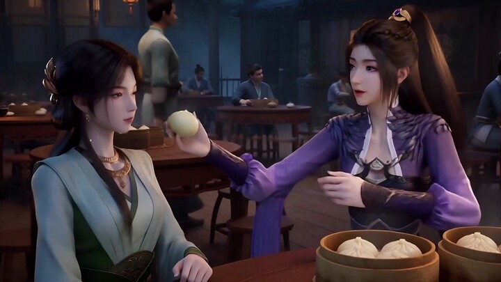 ซวงหนิงกินซาลาเปา น่ารักจังเลย