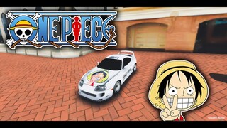 HOW TO MAKE LUFFY STICKER OF ONE PIECE || CAR PARKING MULTIPLAYER