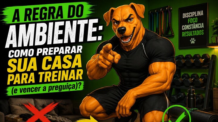 COMO PREPARAR SUA CASA PARA TREINAR (e vencer a preguiça)