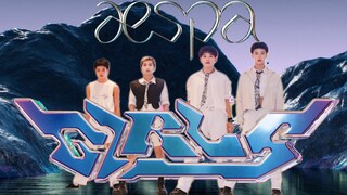 GIRLS真的好适合男生跳...国内第一个全男路演【aespa】