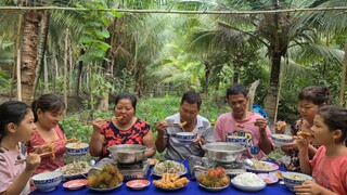 Nhân Dịp Ngày Rằm Tháng 7 Làm Nồi Bún Nước Lèo Chay Cho Cả Nhà Ăn Thanh Đạm | TKQ & Family T1079