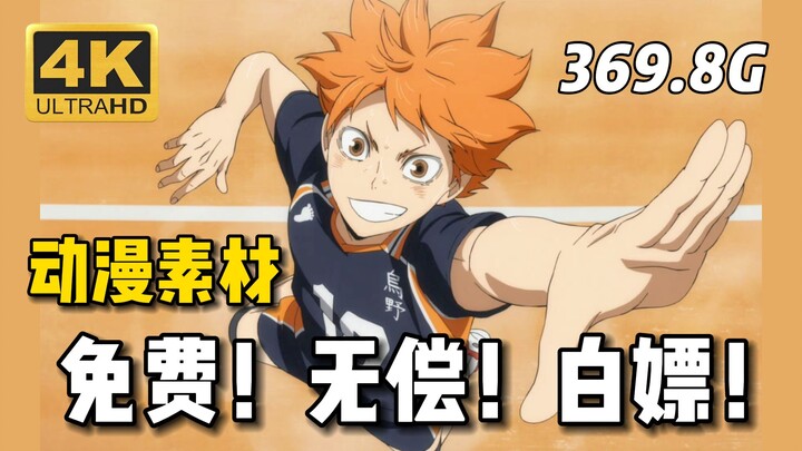 【ทรัพยากรอนิเมะ】“ฮินาตะ นักตบลูกยาง” มาแล้วมาแล้ว~ คลังตัดต่ออนิเมะใหม่ล่าสุดขนาด 396.8GB มาให้แล้ว!
