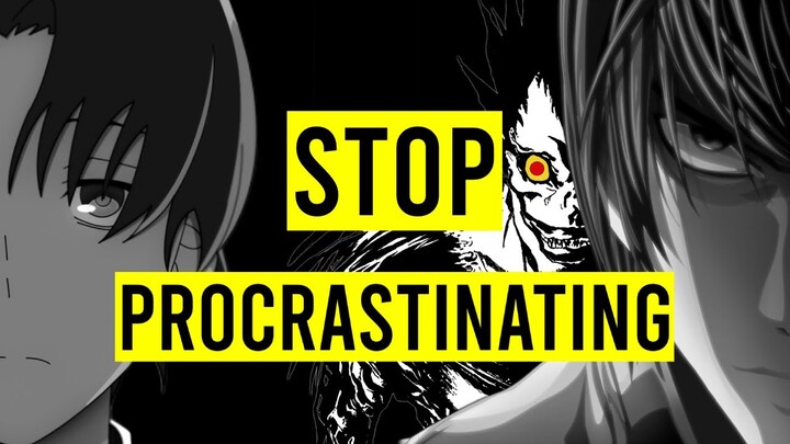 HOW TO BEAT PROCRASTINATION LIKE AYANOKOJI KIYOTAKA & LIGHT YAGAMI || THE WAR OF ART